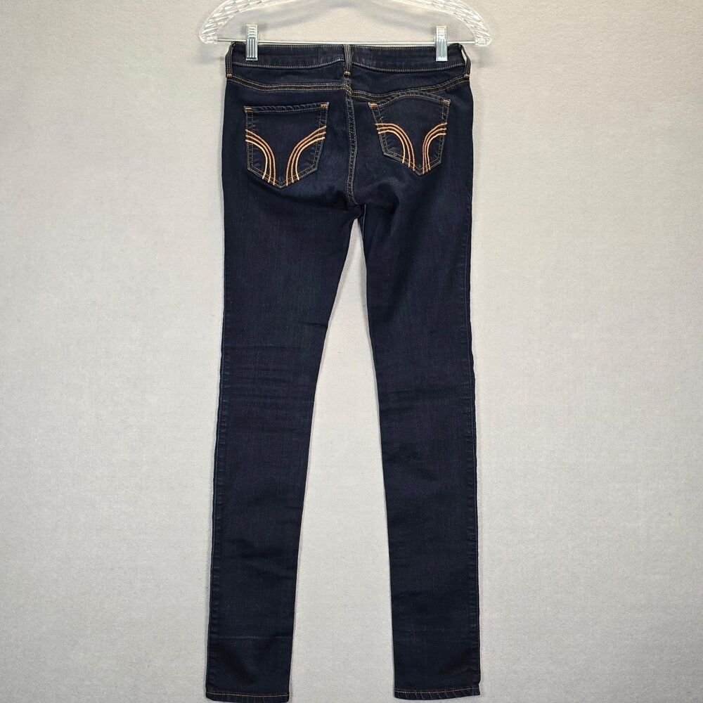 Hollister Womens Jeans 3 Dark Wash Skinny Jeggings Stretch Cotton Blend Denim